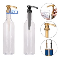 [YEDY-t] 750ml Transparent Coffee Syrup Bee Drip Storage Dispenser Pump Bottle Squeeze Milk Bottle H