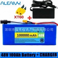 Electric Bicycle Battery 48vLithium Battery100Ah13String3and+Charger18650Lithium ion battery pack