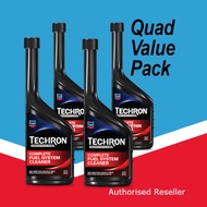 Caltex Techron® Concentrate Plus (4 Bottles x 355ml) Petrol Complete Fuel System Cleaner Quad Pack