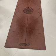 (used) asana yoga mat Brown