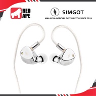 SIMGOT ET142, In-Ear Monitors: Advanced Dual-Symmetric Magnetic Planar & PZT Hybrid Earphones IEM (E