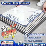 60X60CM Marble Floor Sticker Tiles Self Adhesive PVC Floor Sticker Lantai Vinyl Flooring Mozek Lanta