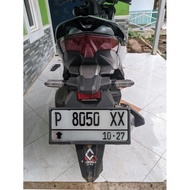 NEW FONT ACRYLIC NUMBER PLATE