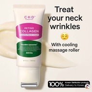 [CKD] Retino Collagen Guasha Neck Cream 50ml | Anti-Wrinkle + Firming + Massage Roller