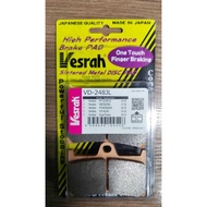 Vesrah VD-248JL เกรด Sinter ผ้าเบรค หน้า MT07 MT09 R6 R1 FZ8 FZ1