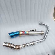 Open pipe Daeng sai4 /NLK 51mm Exhaust Muffler Conical open specs 1set big Elbow for Tmx 125/155 Tmx