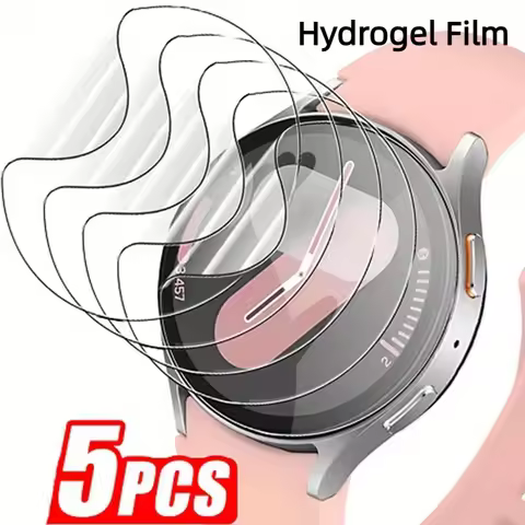 5Pcs Hydrogel Film For Samsung Galaxy Watch 7 Ultra 6 5 4 series 40mm 44mm 45mm 46mm 47mm 42mm 43mm 