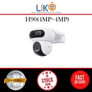 LIKO EZVIZ H90 (4MP+4MP) Dual Rotation Pan/Tilt Two Way Talk Color Night Vision WiFi Outdoor Securit