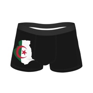 SG Men Algeria Map Flag Face  Underwear  Humor Boxer Briefs  Male Breathable  Plus Size yyr_dd.sg
