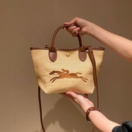 Longchamp เลอ Panier Pliage S 10144HZB 100% แท้กระเป๋าถือแบบคลาสสิกทอไหล่เล็กกระเป๋าสะพายข้างสายคล้อ