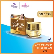 Precious Skin Thailand Gold 24K Whitening Anti Melasma Facial Cream