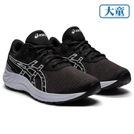 ASICS GEL-EXCITE 9 GS Big Kids Children Running Shoes Velcro Felt Black White 1014A231-002 22SS [Happy Shopping Network]