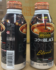 朝日 Asahi - 朝日WONDA深度烘焙無糖黑咖啡 400g x 24 罐 (平行進口) (到期日 4/2027)