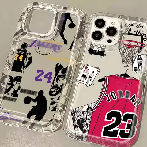 Basketball Star Sports Clear Case for VIVO Y02 Y15S Y16 Y17S Y20 Y21 Y35 Y36 Y50 Y77 Y91 Y93 2020 5G
