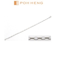 Poh Heng Jewellery 18K White Gold Bracelet