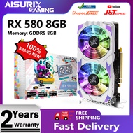 AISURIX Graphics Card RX 580 8GB GDDR5 256Bit 2084SP Computer GPU Video card For PC Gaming Brand New