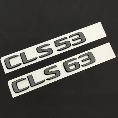 3D ABS Chrome Letters Car Rear Trunk Badge Sticker For Mercedes CLS 53 63 AMG W218 W219 CLS53 CLS63 