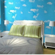1m Beautiful White Cloud Wallpaper