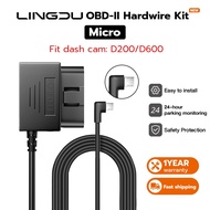 Micro 12V/24V HARDWIRE KIT FOR LINGDU D200 Dash Cam HardWire Kit Power supply