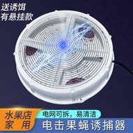電擊式果蠅誘捕器驅趕蒼蠅捕捉神器滅蠅滅蚊燈餐廳飯店商鋪用掛墻