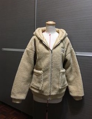 全新韓國品牌MUAH MUAH泰迪熊絨毛羔羊帶帽外套       冬