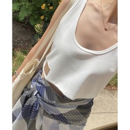 White Crop Top Fellow Pm.sun