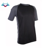 Unisex (Microfiber) Sport T-Shirt - OREN SPORT QD36 Black
