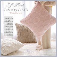 🇸🇬ESPACE - Soft Plush Velvet Cushion Cover 40x40cm 30x50cm 45cm 55cm 60x60 65x65 Big Sofa Pillowcase
