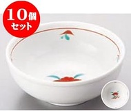 kbu3-100-22-643-10set Set of 10 Small Bowls, Akahana, 3.0 Small Bowls, 3.0 x 1.6 inches (9.4 x 4 cm)