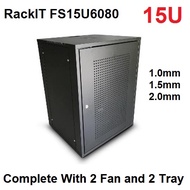 Hotdeal RackIT 19" 600x800 15U Floor Stand Server Rack - 15U Server Rack - 15U Rak Server