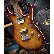 SQOE SEIB999-CS IB Series Electric Guitar, Cherry Sunburst