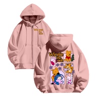 YUDAZ Hoodie Zipper WINNIE THE POOH ( Sablon Depan Belakang ) Size M-XXL ( Pria & Wanita )PAKAIAN WA