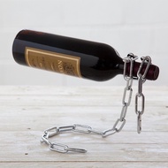 SG Shop Magic wine bottle holder metal chain red wine floating standHT99 HSBK