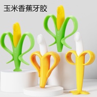 Factory Direct Sales Corn Teether Banana Teether Baby Molar Stick Silicone Bite Bite Music Maternal 