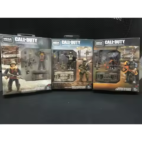 Call of Duty Firebreak Desert Tactics WII Weapon Crate MEGA building bloks figures GCN93 GDG50 GCN92