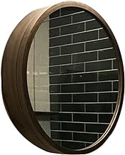 Round Bathroom Mirror Cabinet, Bathroom Wall Storage Cabinet Mirror with Slow-Close for Living Room, Home Kitchen Furniture Medicine Cabinet