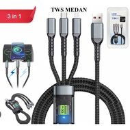 3-in-1 100W Fast Charging Cable 3-in-1 Fast Charging Cable 3-in-1 Fast Charging Cable 100W 3-in-1 Ca