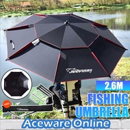 2.6M Outdoor Fishing Umbrella Garden Umbrella Outdoor Beach Umbrella Payung Outdoor Patio Umbrella F