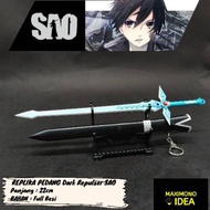 Gantungan Kunci Anime Pedang Kirito Sao Dark Repulser Sword Art Online