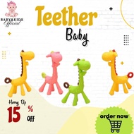 BPA free food grade baby teether baby toy bite 3 months giraffe teether baby teether giraffe teether