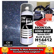 [ Blue Black Crystal H14412 ] Honda EX5 2K Paint CW Aikka DIY Aerosol Spray 370ml Cat Spray Bottle 🛵 Biru Gelap EX5