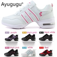 Ayugugu Jazz dance shoes women gril dance sneakers soft bottom dancing shoes women Hip Hop sport Shoes