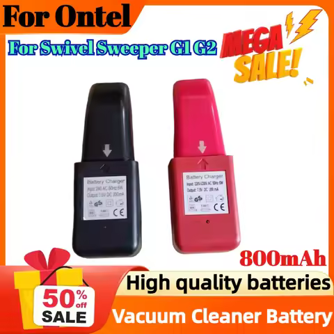 800mAh Lithium Rechargeable Battery for Ontel Swivel Sweeper G1 G2 Vacuum Cleaner Battery Vacuum Par