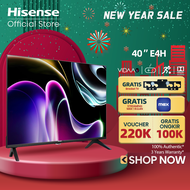 Hisense 40 inch - 40E4H Vidaa U5 system - Smart TV FHD - Bezelless Design - Dolby Audio - Youtube/Ne