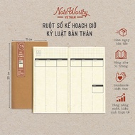 Timely planning notebook 52 pages 11x20cm pocket paperback self-discipline - Noteworthy hourly plann
