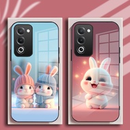 OPPO A5 2025 Funny Rabbit Glass Case, New Version