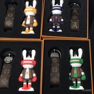 Resin Craft Figurine Violent Bear Figurine Resin Figurine Doll Cartoon Anime Handheld Keychain Figur