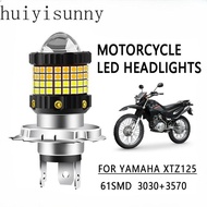 HYS 1PCS FOR YAMAHA XTZ125  H4 LED Motorcycle Headlight Dual Color 3200K Yellow 6500K White 12-80V