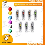 T10 W5W Lens Led Flash Strobe Bulb