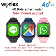 Wonlex KT28 Kids Smart Watch WhatsAPP version Popular 4G LTE Android System 8.1 GPS Positioning SOS Children's Video Call